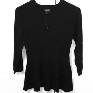 NWT The Limited Peplum Sweater Top, S